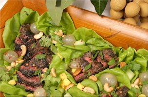 Credit: © Ian Maguire UF/IFAS/TREC Longan and Steak Salad